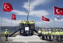 Turqi, vihen themelet e urës “Çanakkale 1915”