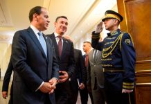 Kryeparlamentari Veseli priti presidentin e Shqipërisë, Bujar Nishani