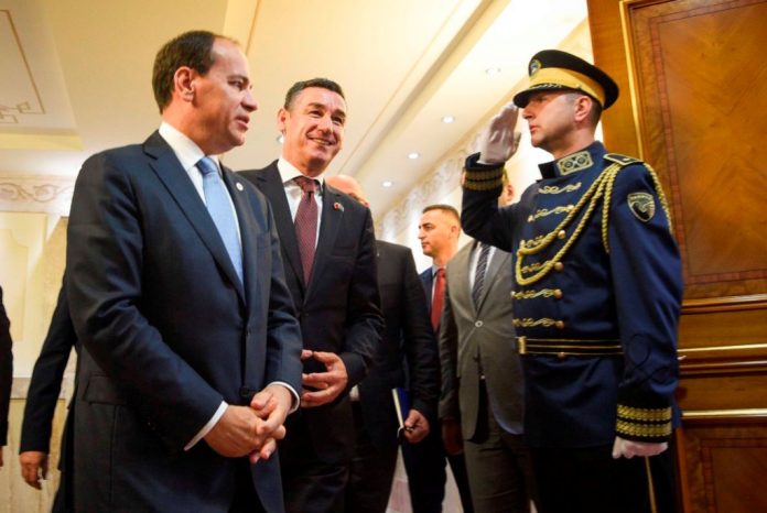 2017_05_11_Kryeparlamentari Veseli takoi presidentin e Shqipërisë Bujar Nishani (3)