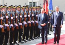 Nishani pritet me nderime shtetërore nga Thaçi