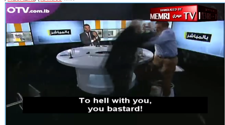 Rrahje me grushta ne studio mes imamit dhe deputetit të Assadit – VIDEO