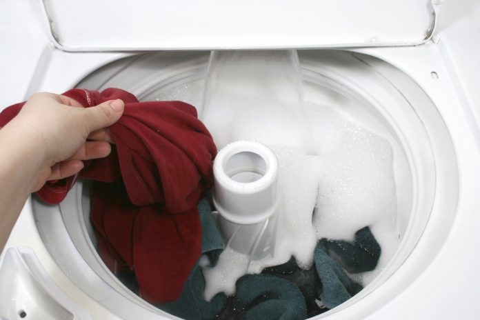 washing clothes