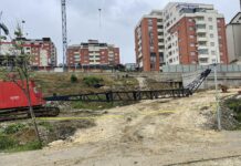 Rrëzohet vinçi në lagjen “Arbëria”, lëndohet një punëtor