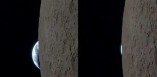 Astronauti i NASA-s publikon videon kur Toka “fshihet” pas Hënës, u filmua me telefonin e tij