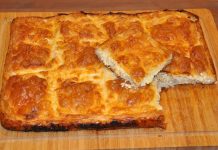 Byrek me krem qumështi dhe djathë