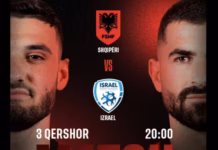 Shqipëria përballet sonte me Izraelin