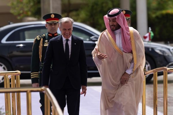 Mark Carney saudi visit