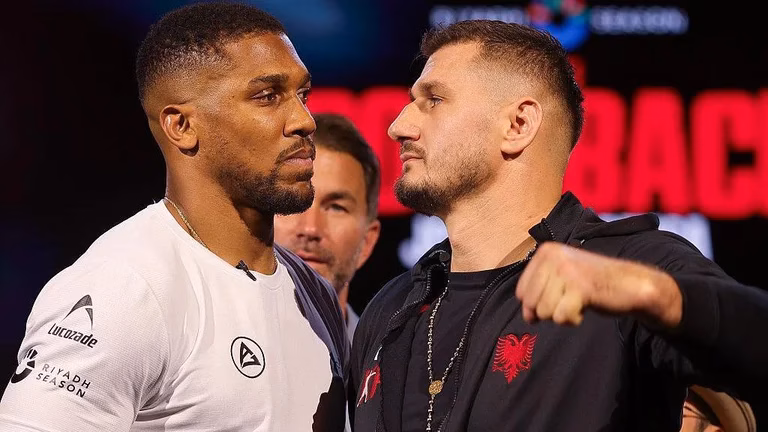 Boksieri shqiptar përballet me Anthony Joshuan, zbulohet ora dhe televizioni që e transmeton meçin që luhet në Arabinë Saudite