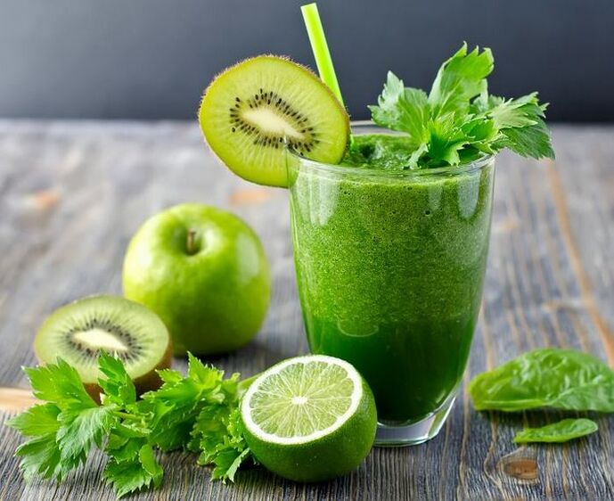 smoothie jeshile për humbje peshe