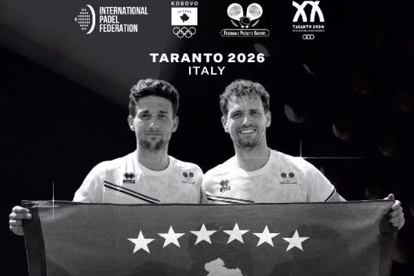 Kosova kalon në çerekfinale të padelit pas fitores ndaj Turqisë në “Taranto 2026