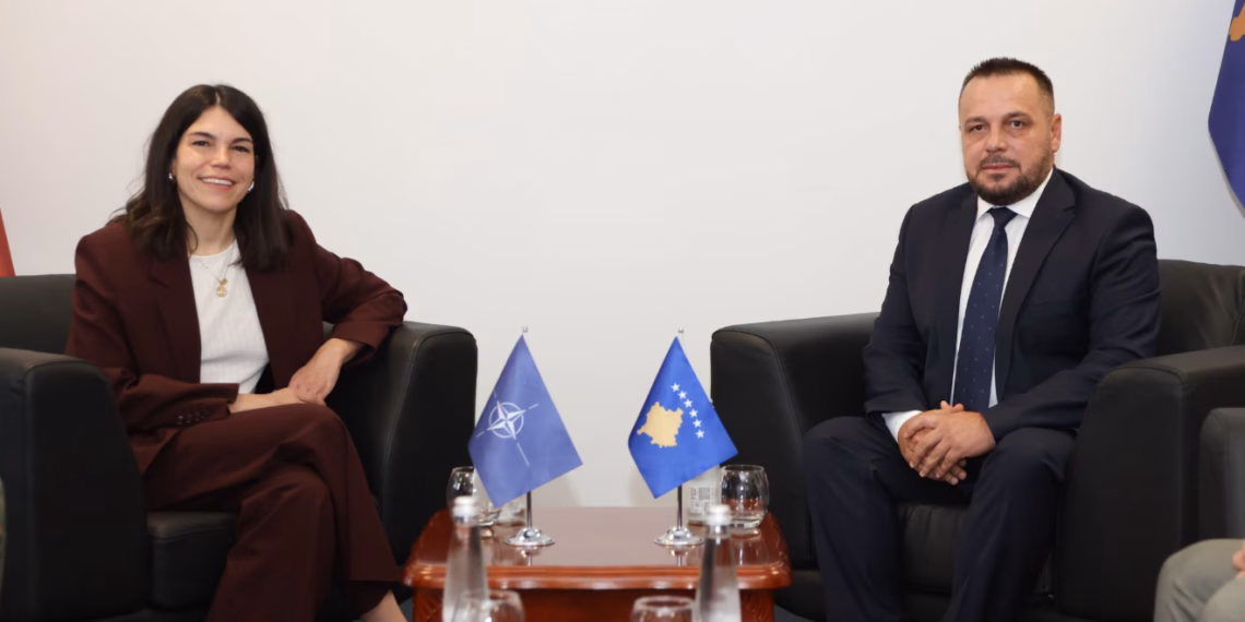 Maqedonci pret në takim zyrtaren e NATO-s, diskutojnë për sigurinë në rajon