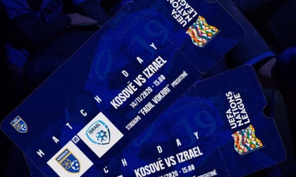 Shiten pothuajse të gjitha biletat për ndeshjen Kosova – Izraeli, më 14 nëntor